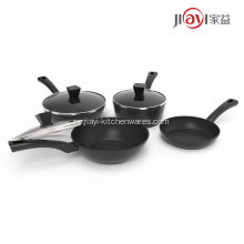 Juego de utensilios de cocina antiadherente de aluminio de venta caliente